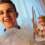 Little nerd finds plastic eating microbes