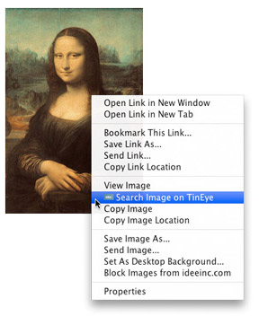 gioconda tineye image search engine tineye image search browser plugin