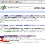 OMG!!11 bulk email software serps