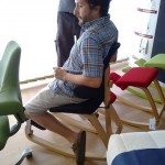 Alessandro del team NerdGranny durante un test sulla Thatsit